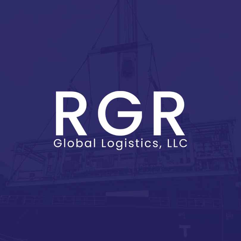 RGR Global Logistics Logo Cover Page for HTX Website Designs Portfolio Page. RGR Logistics is a client of HTX Web Designs