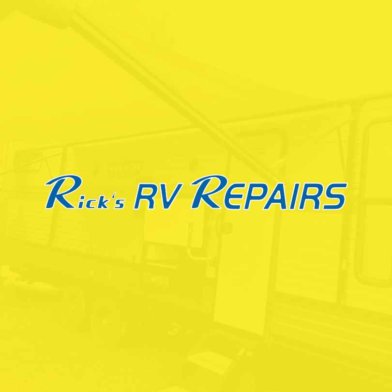 Image is a logo of Ricks RV Rentals for website portfolio Ricks RV Rentals is client of HTX Web Designs