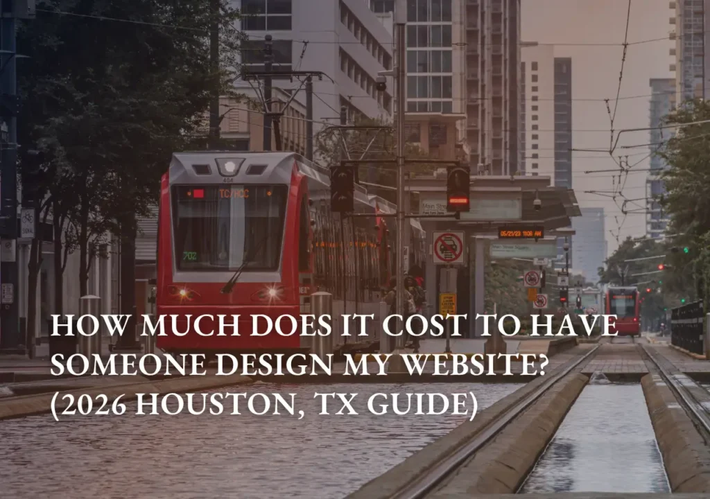 HTX Website Designs LLC Blog Post Image For Average Cost Of Website Service For Local Houston Area Small Businesses.